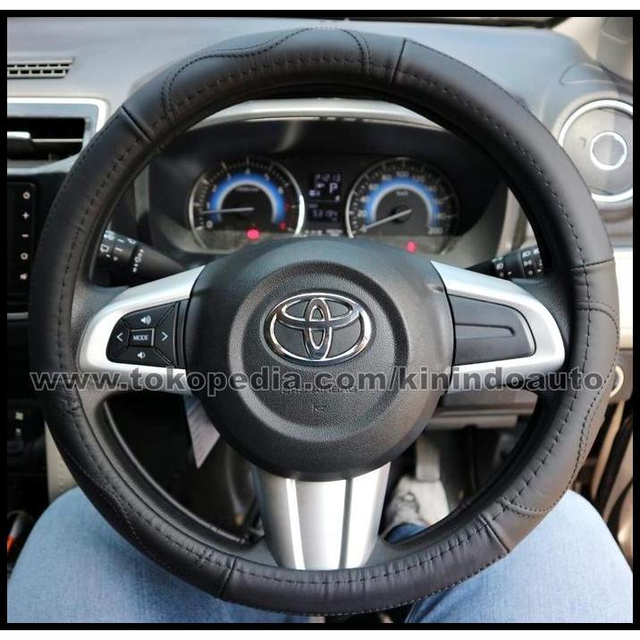 DISKON SARUNG STIR / COVER STIR KULIT ASLI TOYOTA INNOVA 