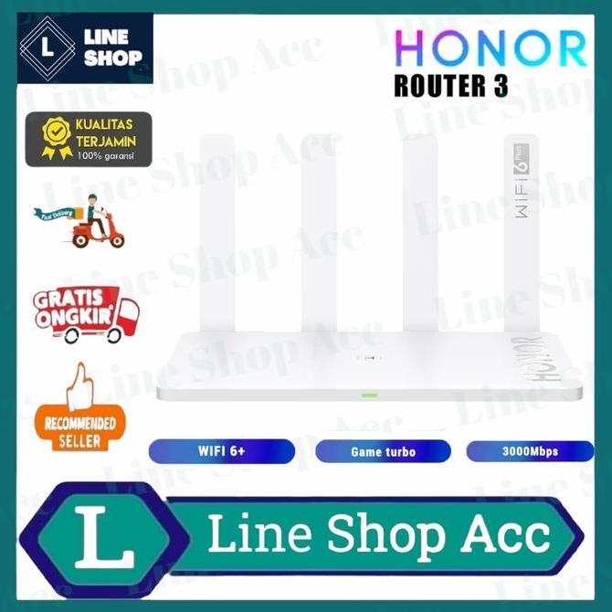 BEBAS ONGKIR - HUAWEI HONOR Router 3 Wifi 6 Dual Core 3000Mbps Gigabit Port 2.4
