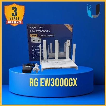 TERMURAH - Ruijie Reyee RG-EW3000GX Wi-Fi 6 Dual-band Pengganti EW1800GX PRO