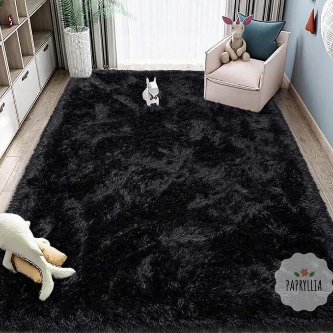Murah Karpet Bulu Rasfur Karpet Lantai Kasur Bulu 200X150Cm + Busa Tebal