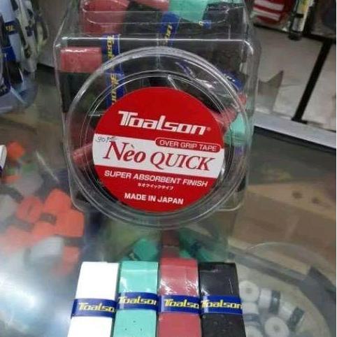 Toalson Overgrip Tennis - Overgrip Toalson Padel - Grip Toalson - Made In Japan - Over Grip Tape Toa