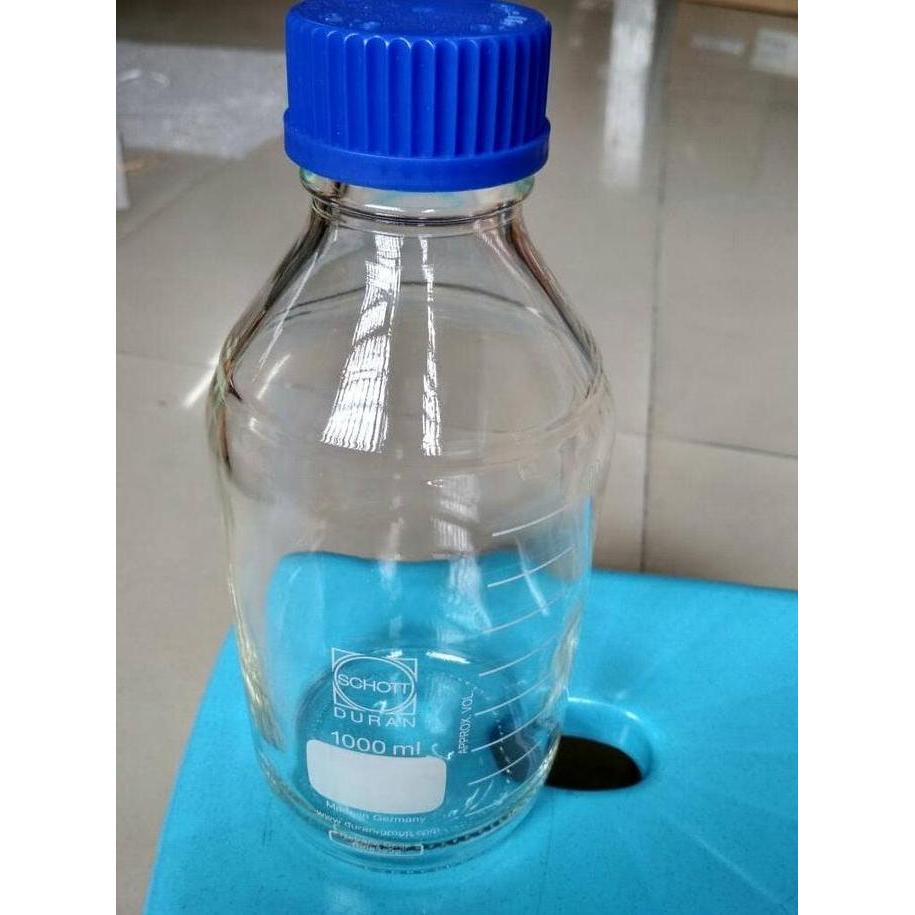 PRODUK FAVORIT - laboratory bottle 1000 ml DURAN/botol sampel DURAN
