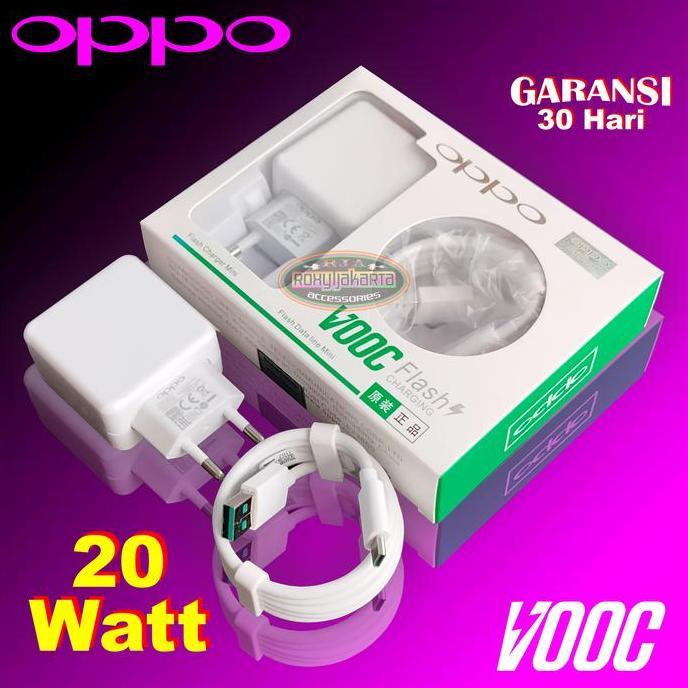 Charger Oppo 20 Watt Vooc A91 Reno 2 2F Reno 3 K3 Ori 100% Big Sale