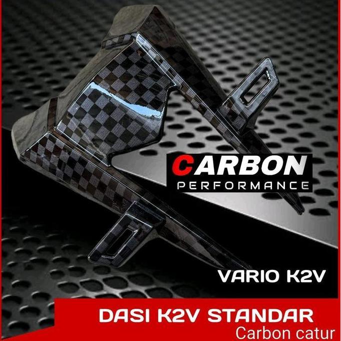 Dasi Vario 125 New K2V Carbon Catur - Dasi Vario 125 New Dasi Vario 125 New Motorcycle Elegan Outfit