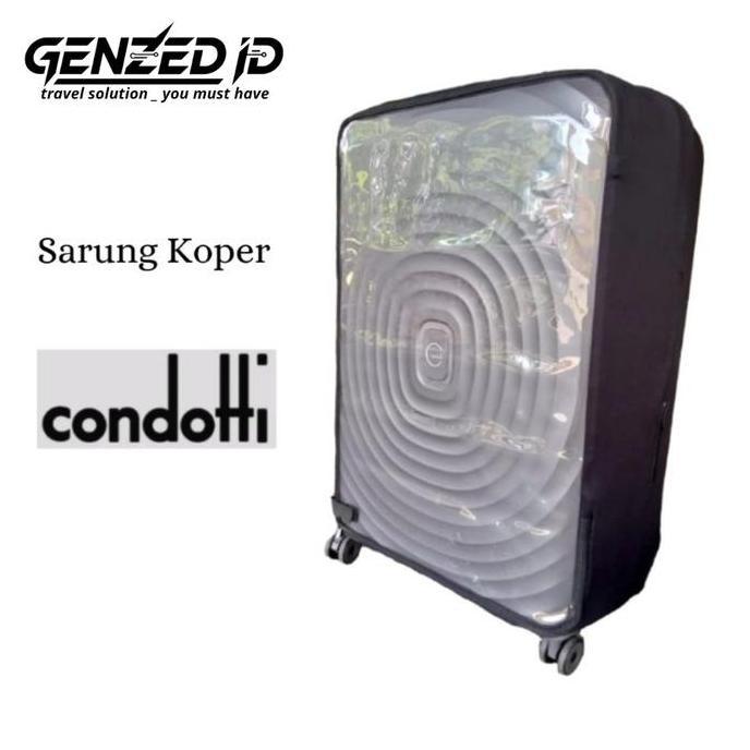 BEBAS ONGKIR - Sarung Cover Pelindung Koper Untuk Merk Koper Condotti Semua Ukuran