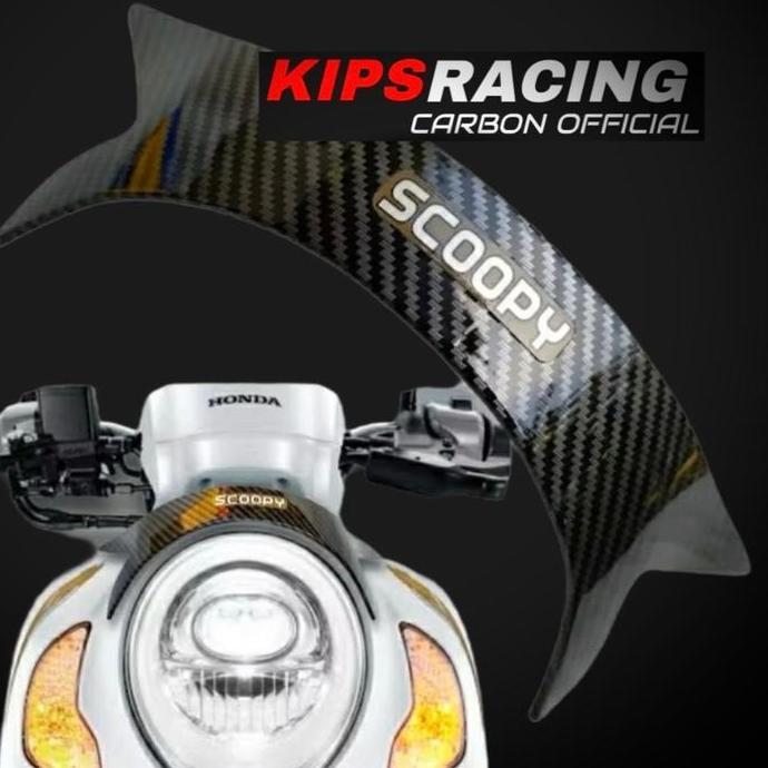 Cover Dasi Scoopy New 2021 S/D 2023 Carbon Garnish Scoopy Carbon