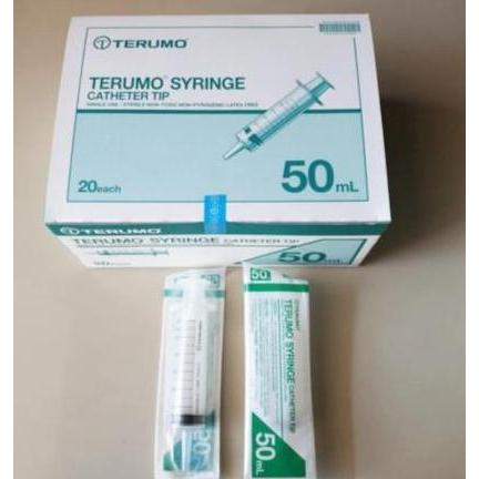 Spuit 50cc Terumo Lubang Tengah/ Terumo Syringe 50ml Catheter Tip
