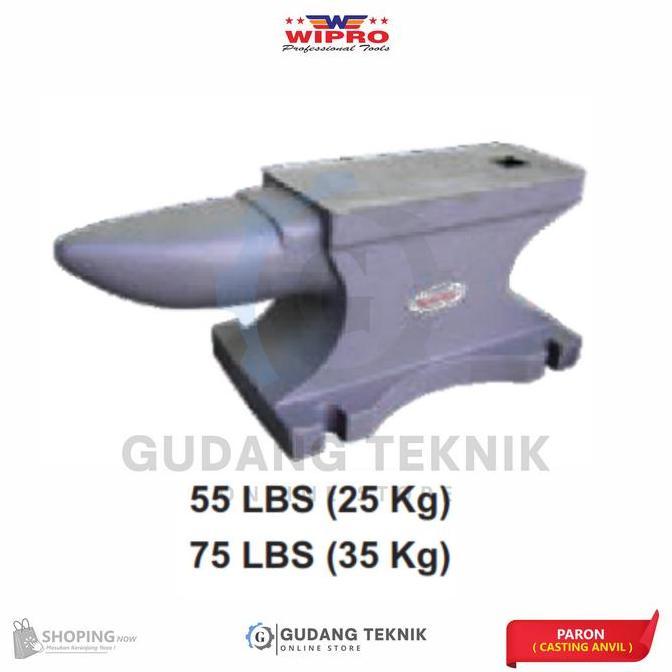 GUNMED Paron Casting Anvil 35 kg WIPRO 75-LBS / Ragum Paron 35Kg WIPRO 75LBS