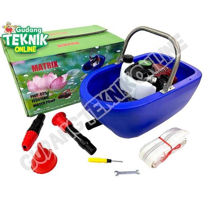 TREBA MATRIX  Mesin Floating Pump FWP435 4 TAK / Pompa Air Ampung Floating Water Pump FWP 435 Siram 