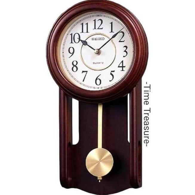 Terlaris Jam Dinding Seiko Kayu Qxc105/Qxc105B.