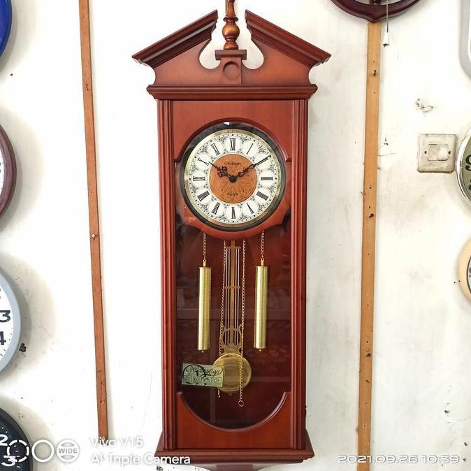 Terlaris Jam Dinding Bunyi Westminster Kayu Seiko Quartz Jumbo Wellington