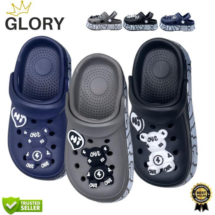 Bisa Cod - Sandal Baim Sandal Bapau Anak Anak Impor Karakter Keren Sandal Bakpao Size 24-35 Bahan Ev