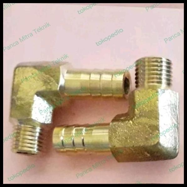 GRATIS ONGKIR NEPEL SELANG L DRAT LUAR 1/2" SELANG 1/2" INCH 