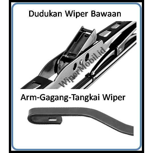 TERBARU WIPER KACA BELAKANG MOBIL DAIHATSU XENIA 2005 2006 2007 2008 2009 2010 