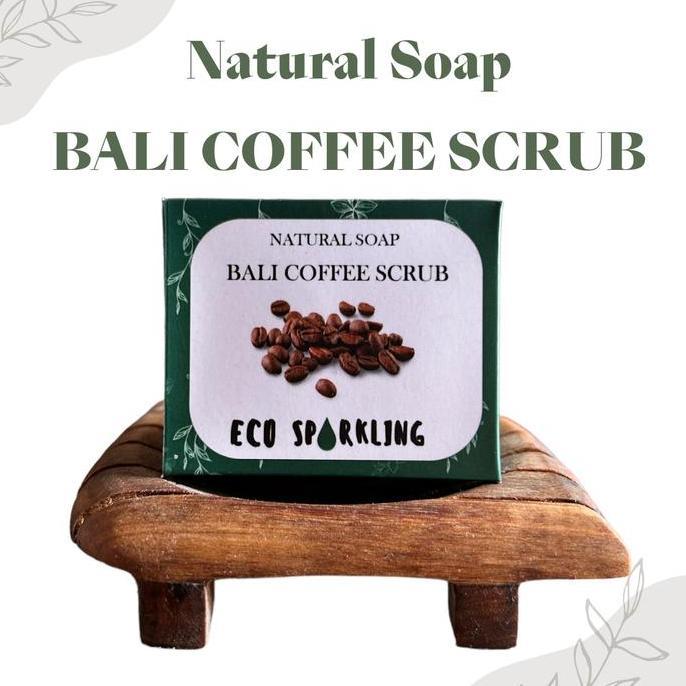 Ecosparkling Bali Coffee Soap/Natural Soap/Natural Coffee Scrub 100gr