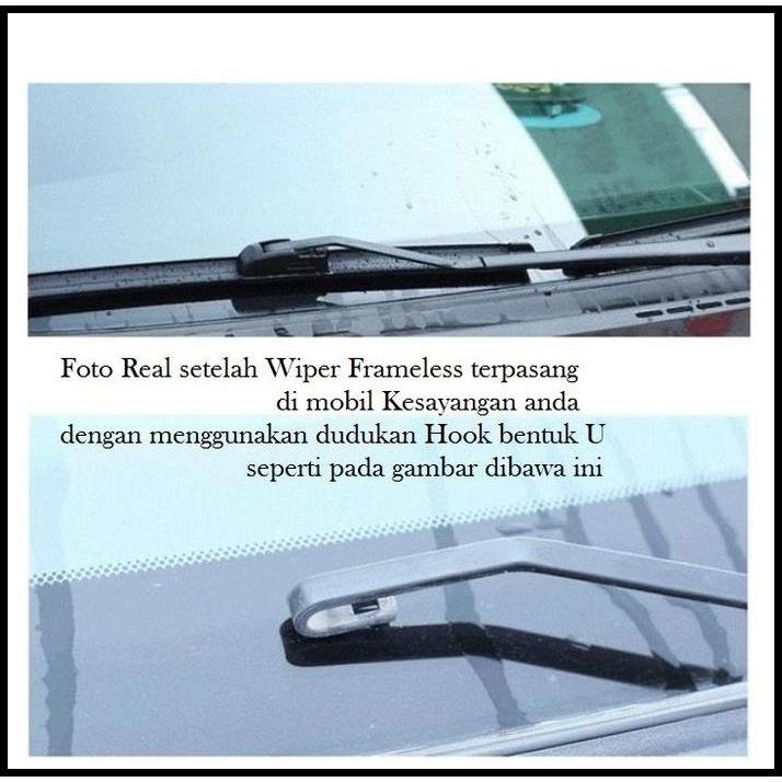 DISKON WIPER BANANA KACA MOBIL TOYOTA ALL NEW RUSH 2018 2019 2020 2021 2022 