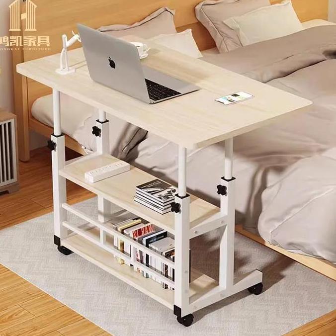 Meja Laptop Komputer Kerja Belajar Dorong Serbaguna Lipat Portable