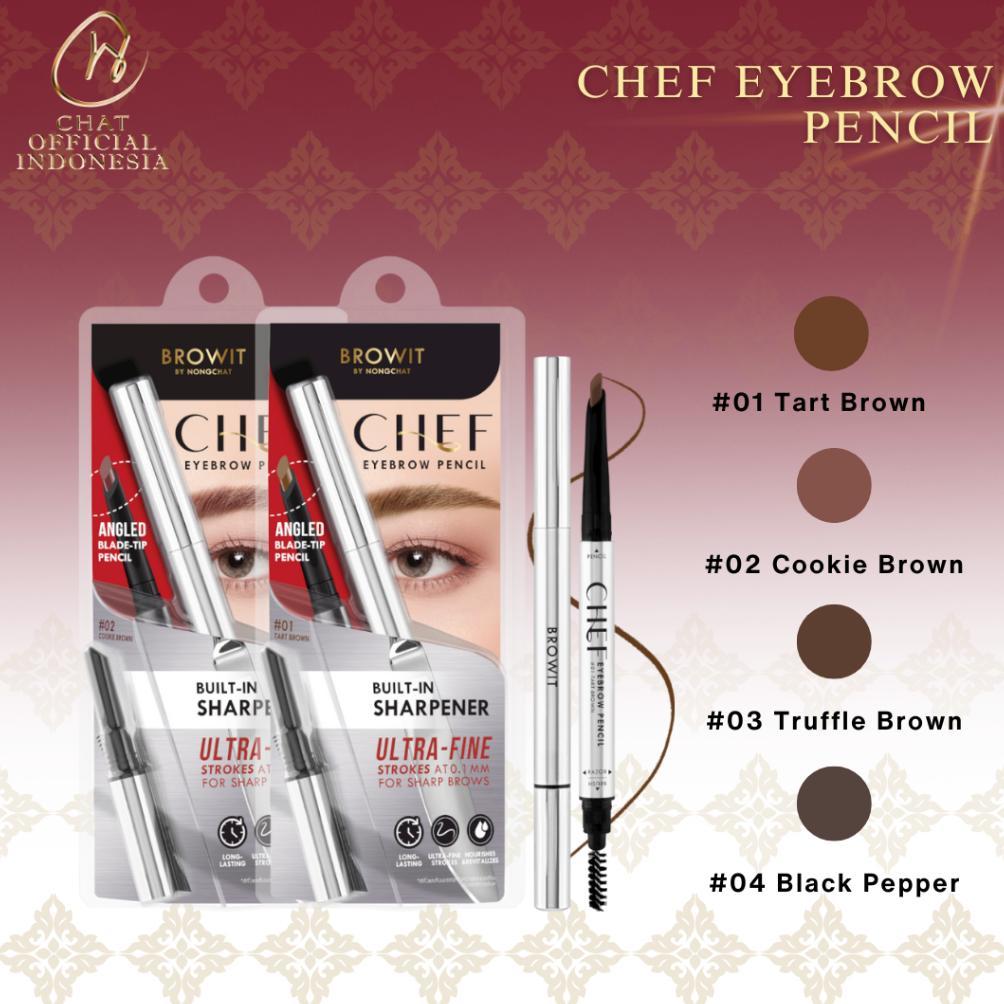 BROWIT Chef Eyebrow Pencil | Brow Pencil | Slim Eyebrow Pencil