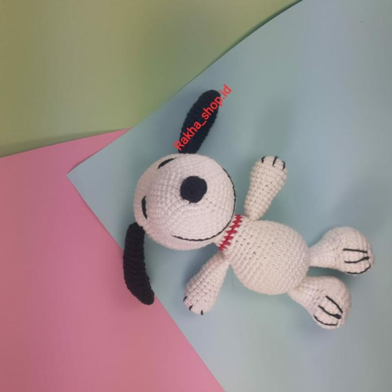 Amigurumi Snoopy, Boneka Rajut Snoopy