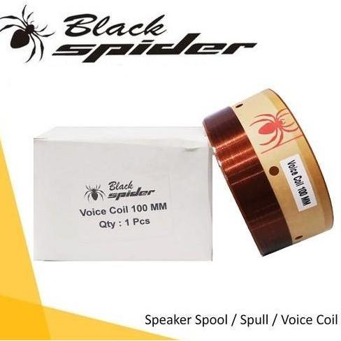 SPULL / VOICE COIL BS 100 18" / SPOL SPOOL SPEAKER 18 INCH BLACK SPIDER 100MM SPOL 18INCH