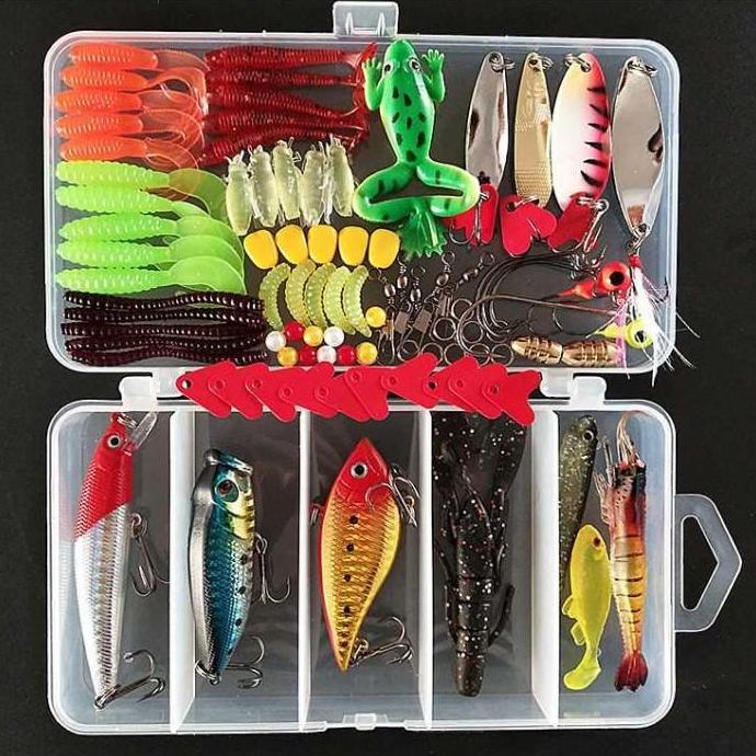 Tsurizao- Set Umpan Casting Lengkap Murah Satu Set 1 Set Umpan Pancing Mancing