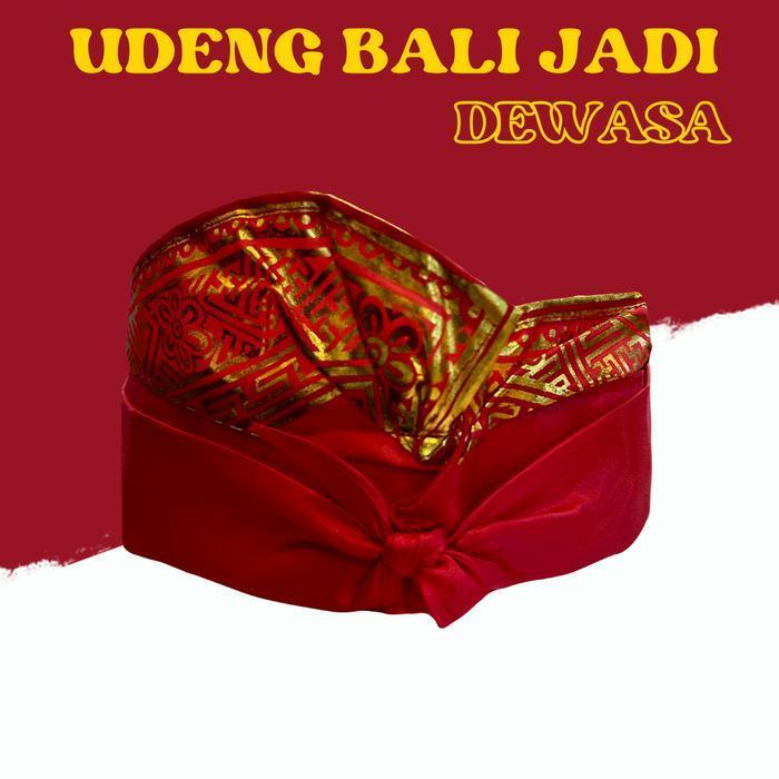 Bisa Cod - Udeng Bali Jadi Prada Merah Putih Dewasa