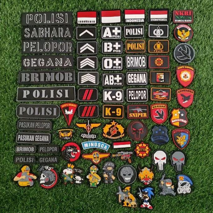Peganz_daydo - Patch Logo / Patch Rubber / Patch Brimob / Patch Polisi