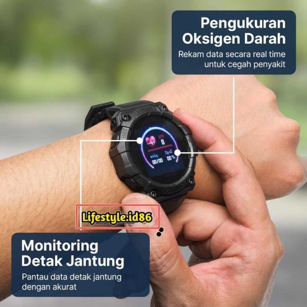 BESTPROMO Jam tangan Hp Android 4G 5G sporty notif whatsapp camera foto music control remote sensor 