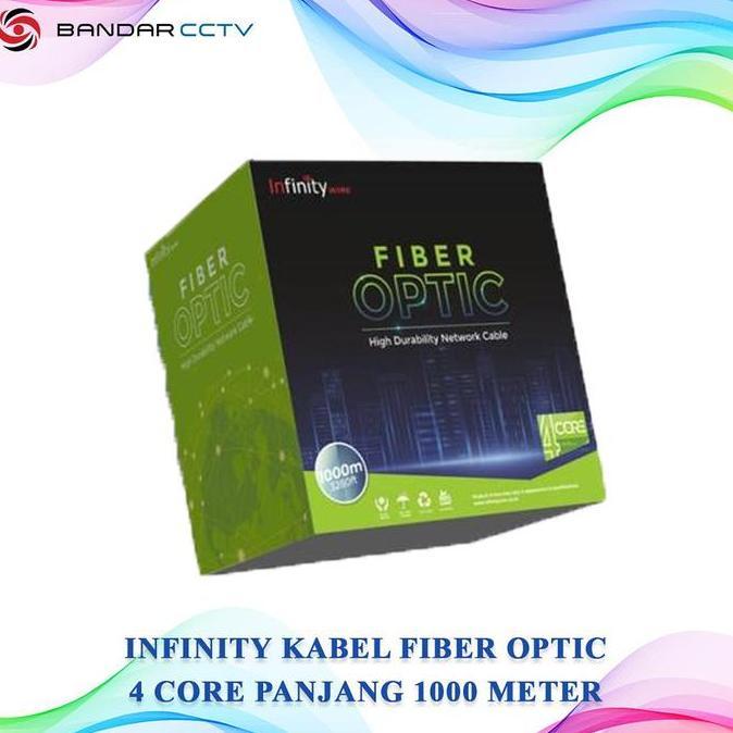 Infinity Kabel Fiber Optic 4 Core Panjang 1000 Meter