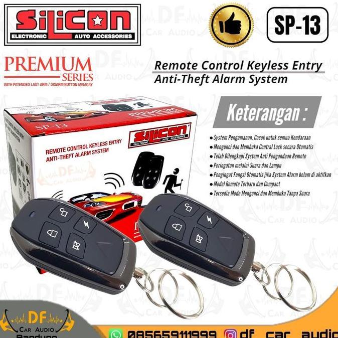 TERBARU - Alarm Mobil Silicon SP-13 / Alarm Mobil Universal / Alarm Mobil Model Remote / Remote Alar