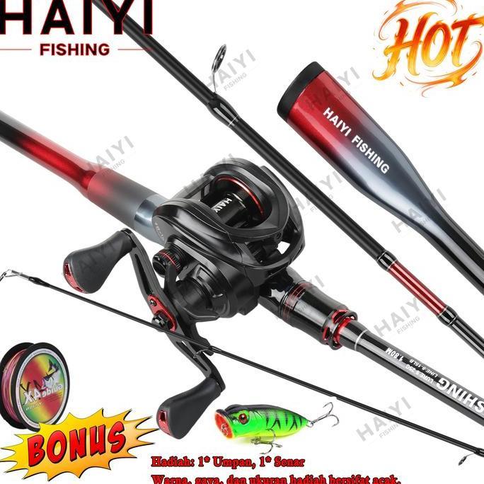 FAJARVEBLO90 - HAIYI FISHING 1.65M/1.8M/2.1M/2.4M JORAN PANCING SET PANCINGAN SET LENGKAP / JORAN PA