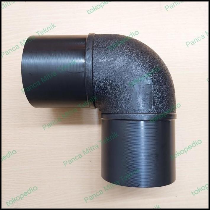 TERLARIS ELBOW HDPE 90 8" INCH (200MM) PN16 / ELBOW BUTT FUSION HDPE