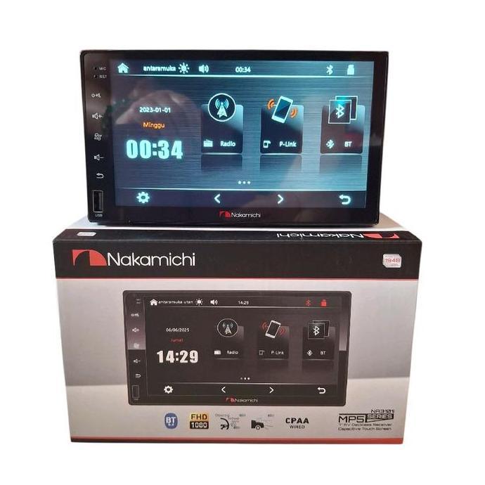 HEAD UNIT 7 INCH NAKAMICHI NA3101I DECKLESS NAKAMICHI DECKLES NAKAMICHI MP5 SUPPORT STEERI NG WHEEL 