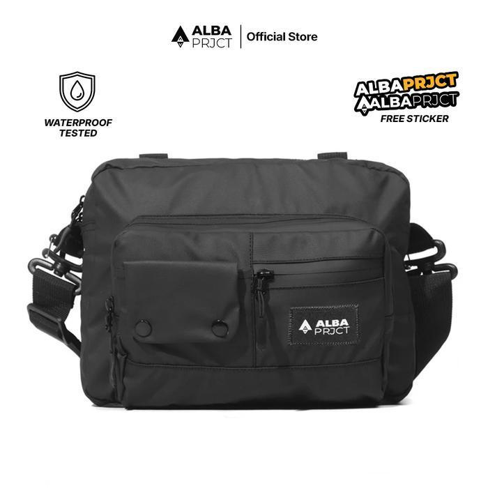 Bisa Cod - Alba Project | Slingbag Axton | Tas Selempang Pria Waterproof