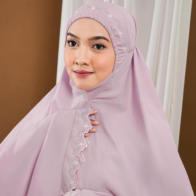 Mukena Siti Khadijah Broderie Series - Telekung Bordir Siti Khadijah