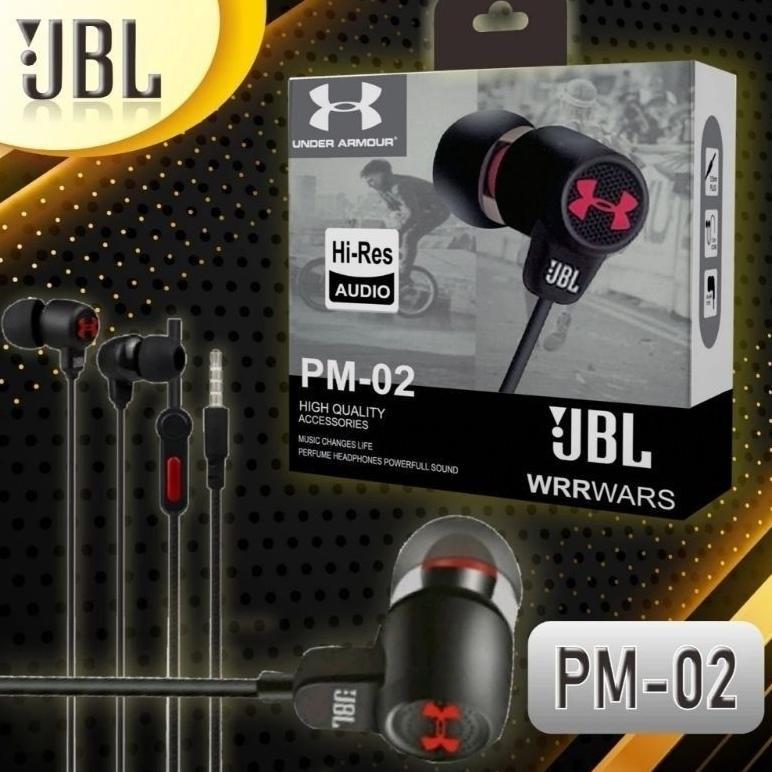 HOT PRODUCT <PROMO> JBL PM-02 ORI HEADSET HI-RES AUDIO STEREO SUPER BASS ADA MIC BISA BUAT TELP EARP