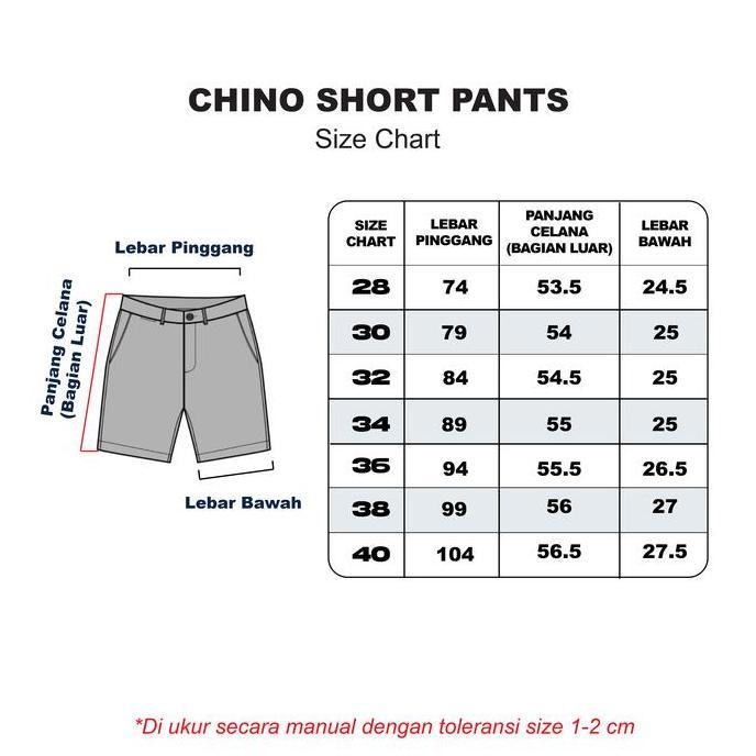 Yoyyy- Erigo Chino Short Flexi Fit Ricky Army - Celana Pendek Chino Unisex