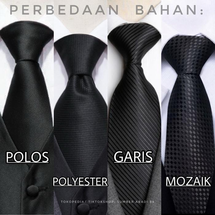 Bisa Cod - Dasi Pria Ikat Manual Warna Biru Muda Baby Terang Elektrik Royal Blue Toska Dongker Navy 