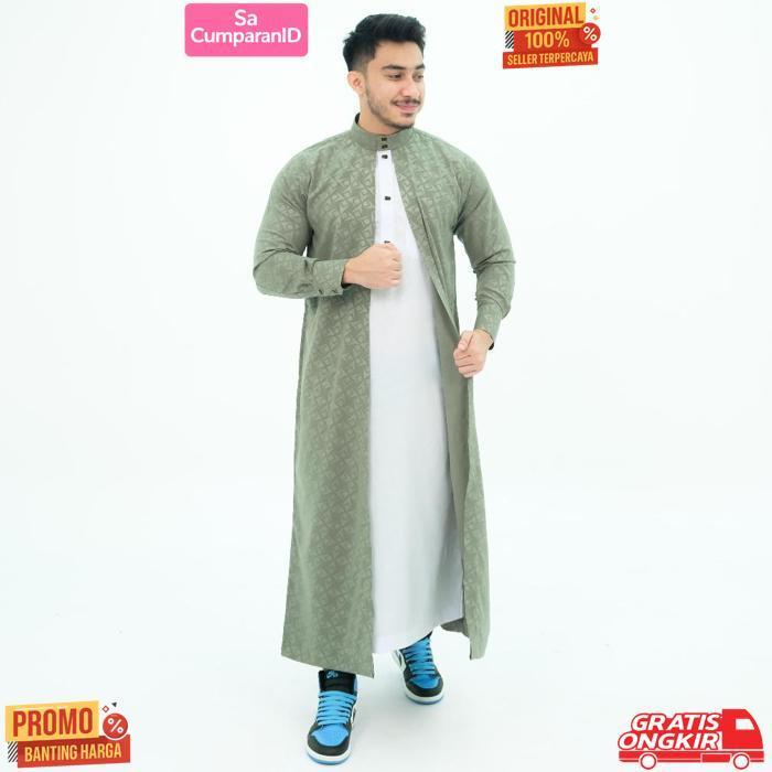 Termurah Jubah Reguler Luaran Manset Jubah Gamis Pria Jubah Pria Muslim Jubah Alfaan Jubah Sultan Me