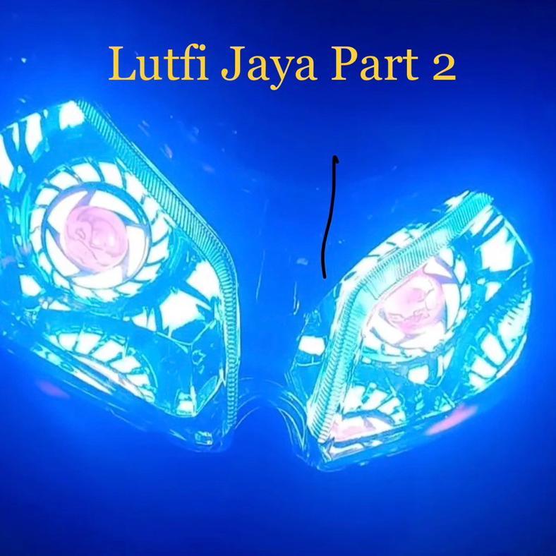 Reflektor lampu depan Vario old 110 karbu set Proji running kualitas Terbaik