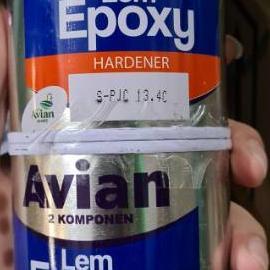 Lem Epoxy 2 Komponen Lengkap Avian Lem Kapal Super Kuat 340Gr