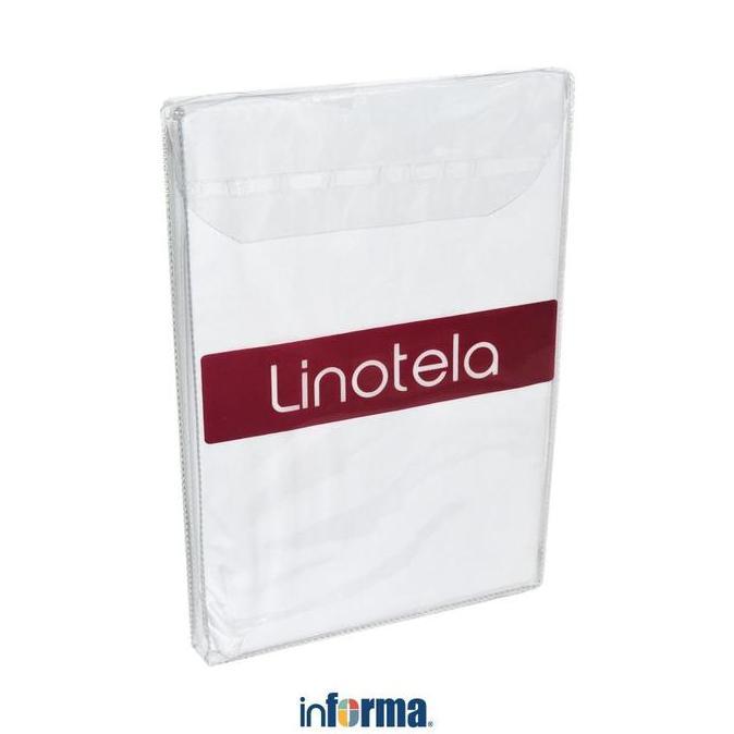 Informa Linotela 50X100 cm Sarung Guling - Putih Pelindung Guling Pembungkus Sprei Kelambu
