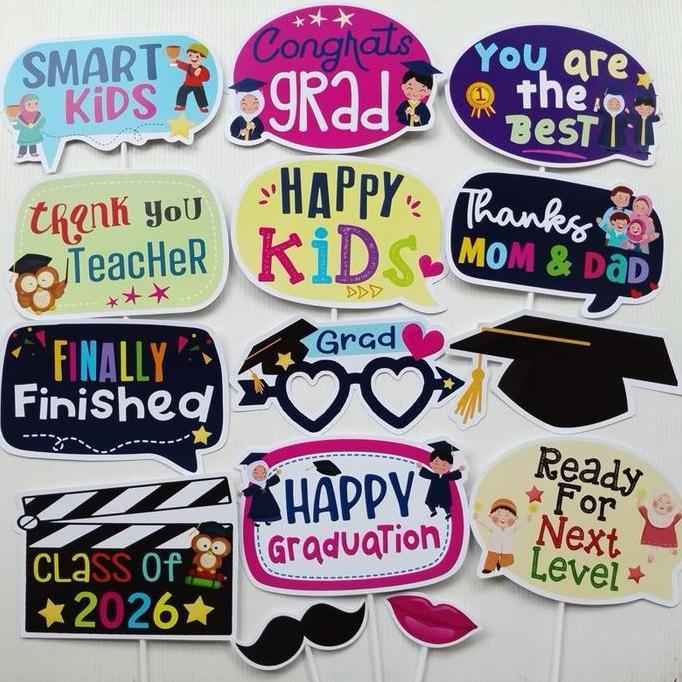 GRADUATION ANAK MUSLIM PROPS PHOTO BOOTH