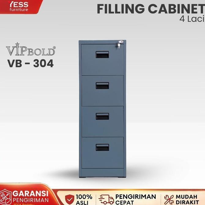Terlaris Laci Filling Cabinet / Laci Penyimpanan / Lemari Besi / Laci 4 Pintu / Filling Cabinet / Vi