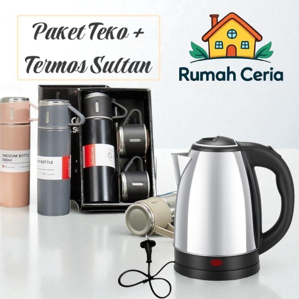RC 028 Paket Teko Pemanas 2L + Termos Sultan