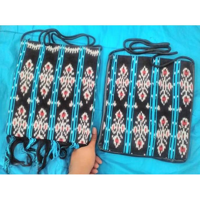 Tas slempang kain tenun Khas Timor NTT belu,atambua LM