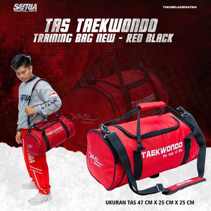 TAS TAEKWONDO TRAINING BAG NEW SATRIA RED BLACK