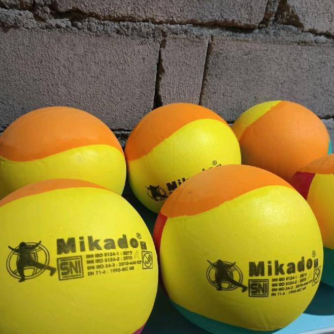 Bola Voli Mikado Bola Voli Spon Plastik Murah Berkuwalitas 6 Pcs