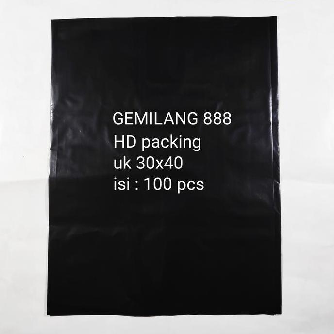 Iyakirim- Hd Packing Hitam / Plastik Packing Hitam Uk 30X40 (Isi 100 Pcs) - Plastik  Packing - Plast