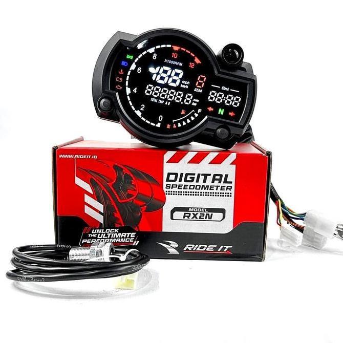 SPEEDOMETER KOSO RX2N DIGITAL CB SPIDO SPEDOMETER SPIDOMETER KOSO RX2 N ORIGINAL DAN TERPERCAYA